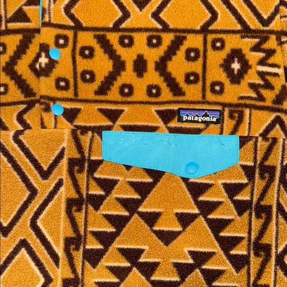 Vintage Patagonia Aztec Pattern Synchilla Fleece - Picture 2 of 6